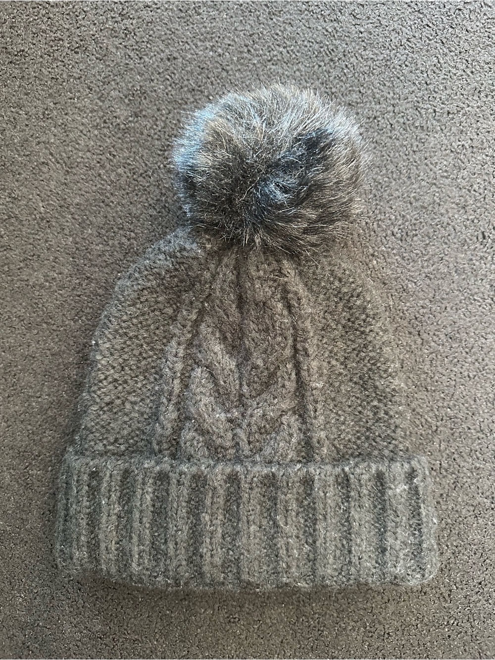Express Cable Knit Pom Pom Beanie
